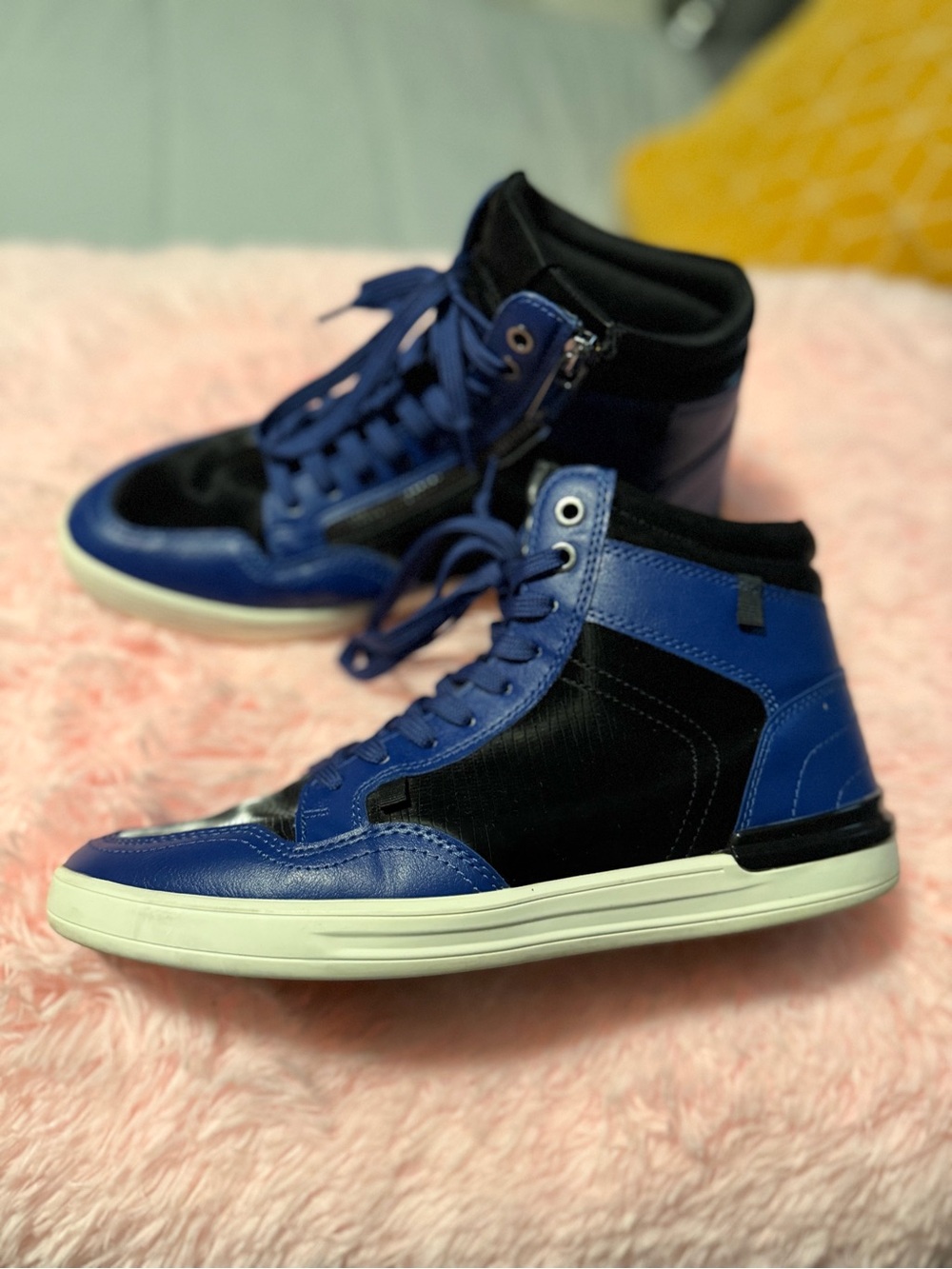 Aldo Men's High-Top Sneakers - Blue & Black